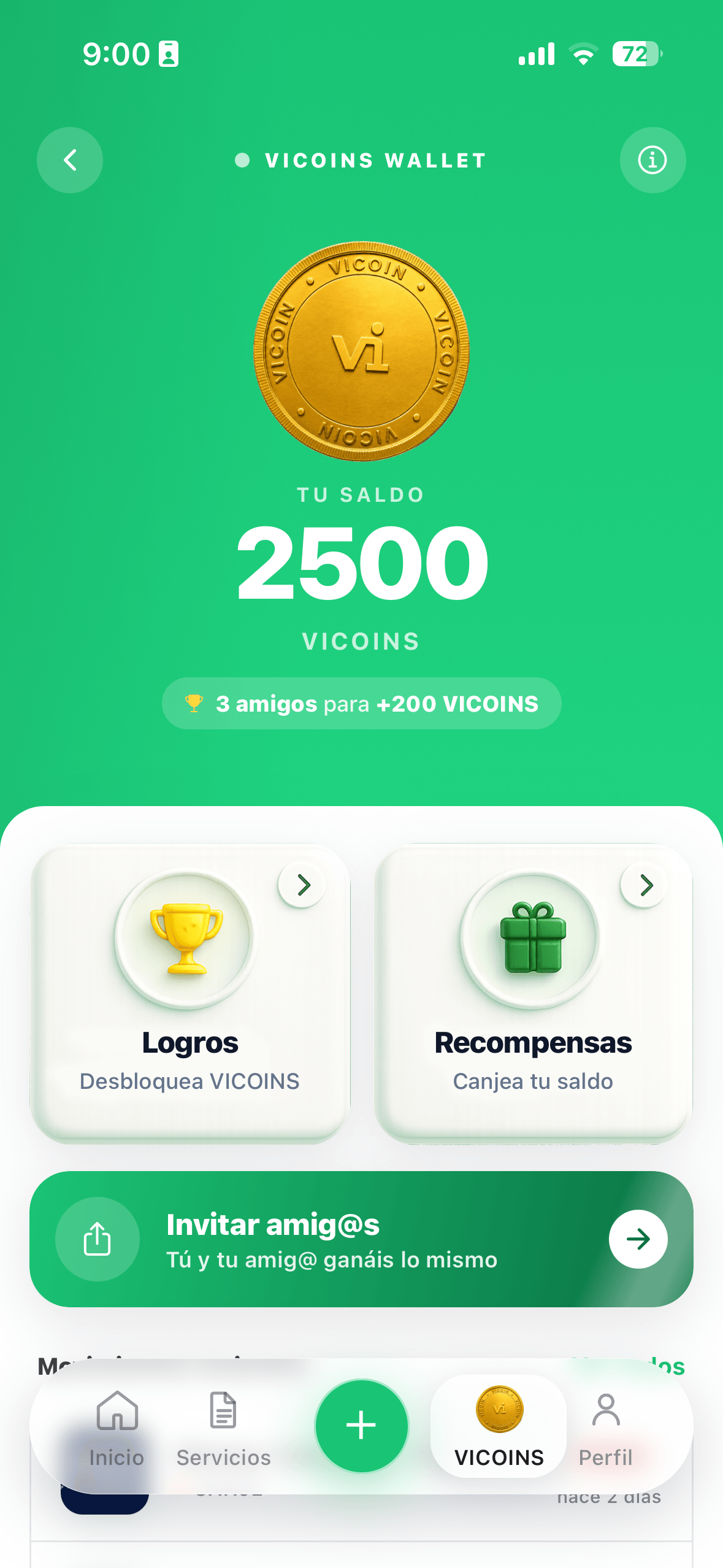 App VICO — VICOINS