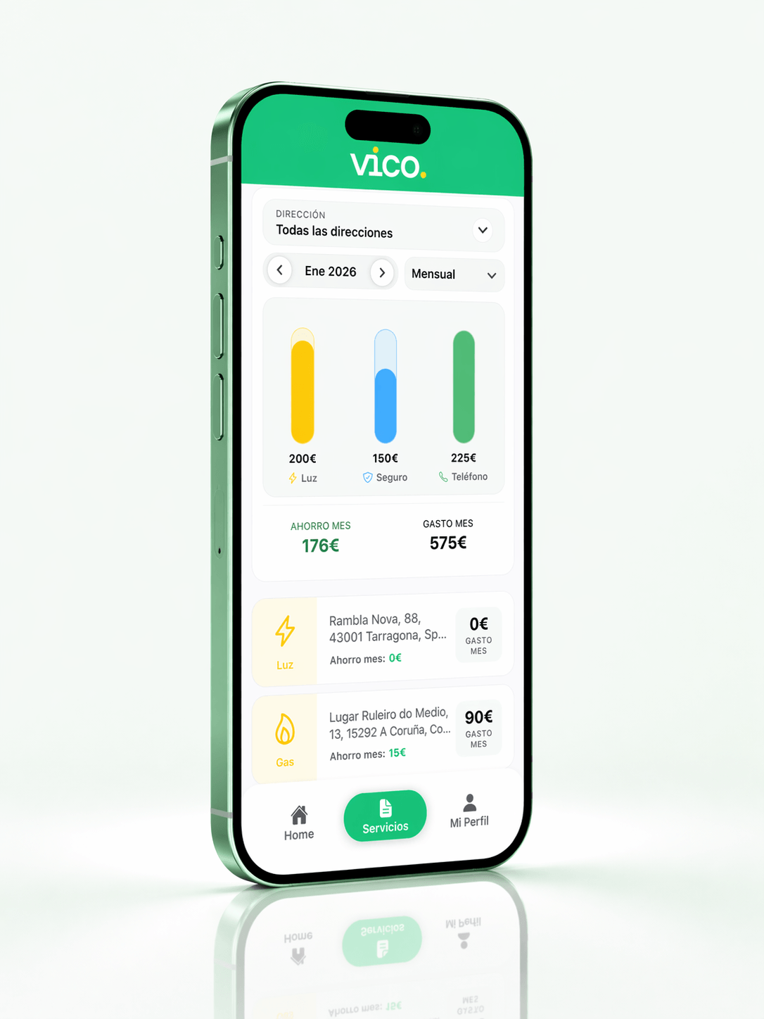 VICO App — comparativa de tarifas