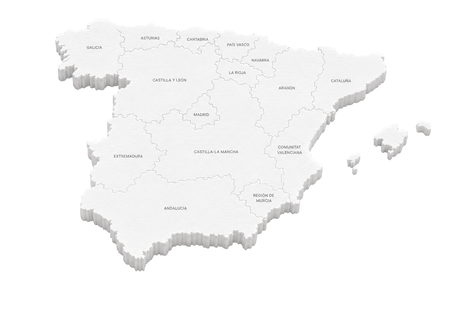 Mapa 3D de España