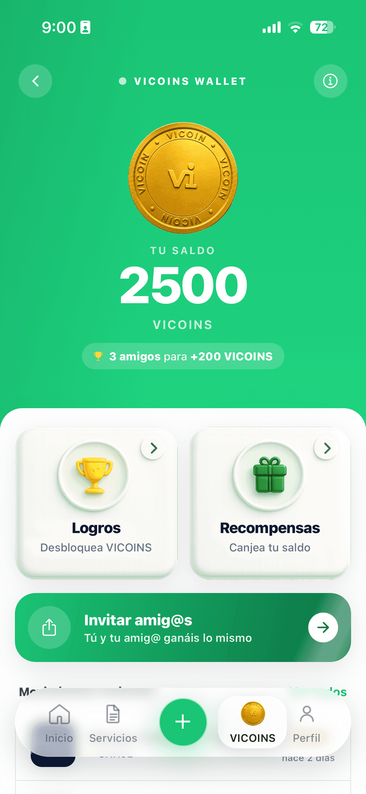 App VICO — VICOINS